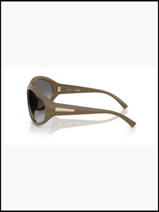 Oval Full Frame Plastic Sunglasses with 100% UV Protection main image 2